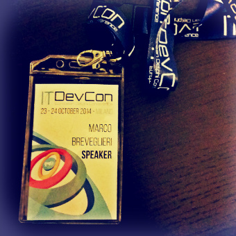 Articolo - ITDevCon 2014 - Slide, esempi e foto-reportage